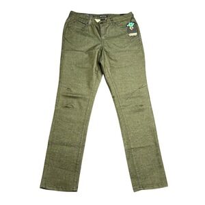 NWT Black Diamond Zone Denim Pant Womens 8 Tundra Green Slim Fit Climbing 750007